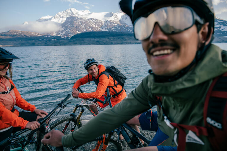 Maloja Clothing Outdoor Sport Mountainbike Fotoshooting in den Westalpen