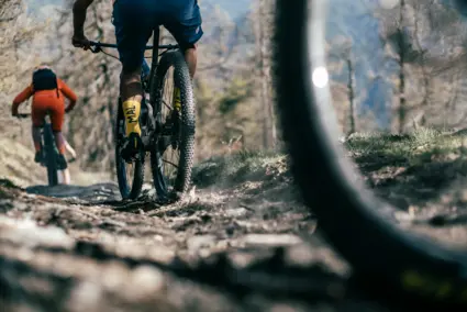 Maloja Clothing Outdoor Sport Mountainbike Fotoshooting in den Westalpen