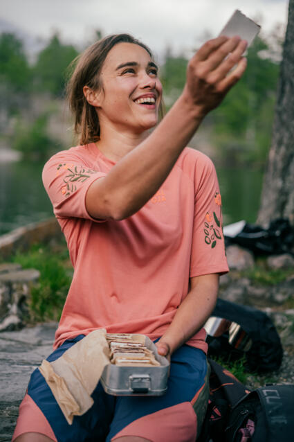 Maloja Clothing Outdoor Sport Mountainbike Fotoshooting in den Westalpen